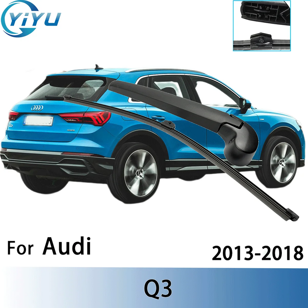 1/2PCS Rear Windscreen Wiper Blade Wiper Arm Kit For Audi Q3 2013-2018 Windscreen Windshield Wipers Brushes