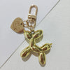 Fashion Punk Y2K Balloon Dog Keychains for Women Bag Pendant Jewelry Trinket Girl's Car Key Ring Key Chain Accessories